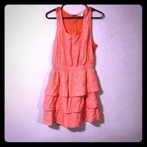 Coral Colored Mini Dress